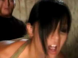 Hot Asian Slave Gets Facialized!