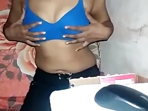 Indian Girl Masturbating with BoyFriend