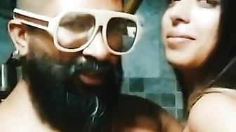 Desi southern couple, slowmo nude dance