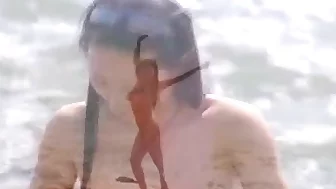 Chinese nude model in amazing background