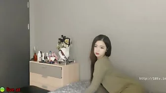 Korean cute 18yo camgirl teasing