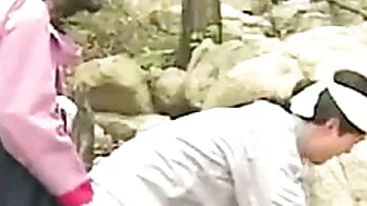 korean sex in the woods