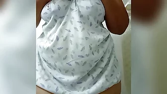 With my big and natural tits, can I massage your penis, do you dare?