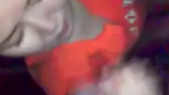 Korean darksome brown mother i'd like to fuck closes her eyes and opens her mouth for my jock