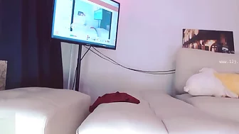 Hottest Korean in stockings and lingerie