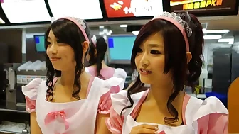 Cute fast food waitresses 2