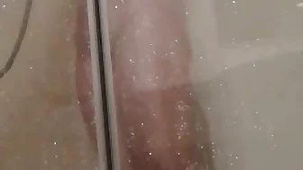 showering