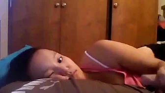 cute korean sucking cock