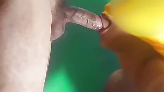 Desi bhabhi sucking cock and fucking hard