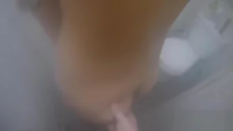 Real steamy shower fuck