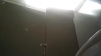 cute korean office girl bathroom voyeur